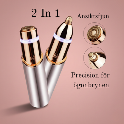 BrowGlow™ – 2-i-1 Ögonbrynstrimmer & Ansiktshårborttagare