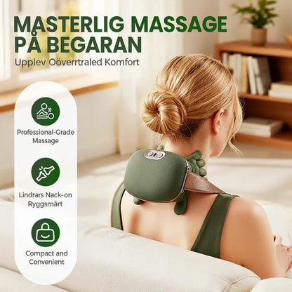 ZenKnead™ – 4D Nack- & Axelmassager med Värme