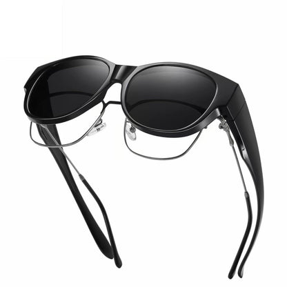 ShadeFit™ – Cat-Eye Solglasögon i Oversize med Polariserade Glas & UV400-Skydd