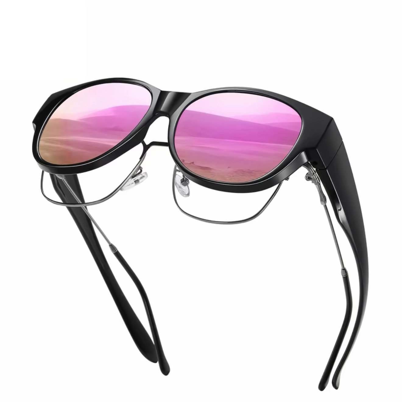 ShadeFit™ – Cat-Eye Solglasögon i Oversize med Polariserade Glas & UV400-Skydd