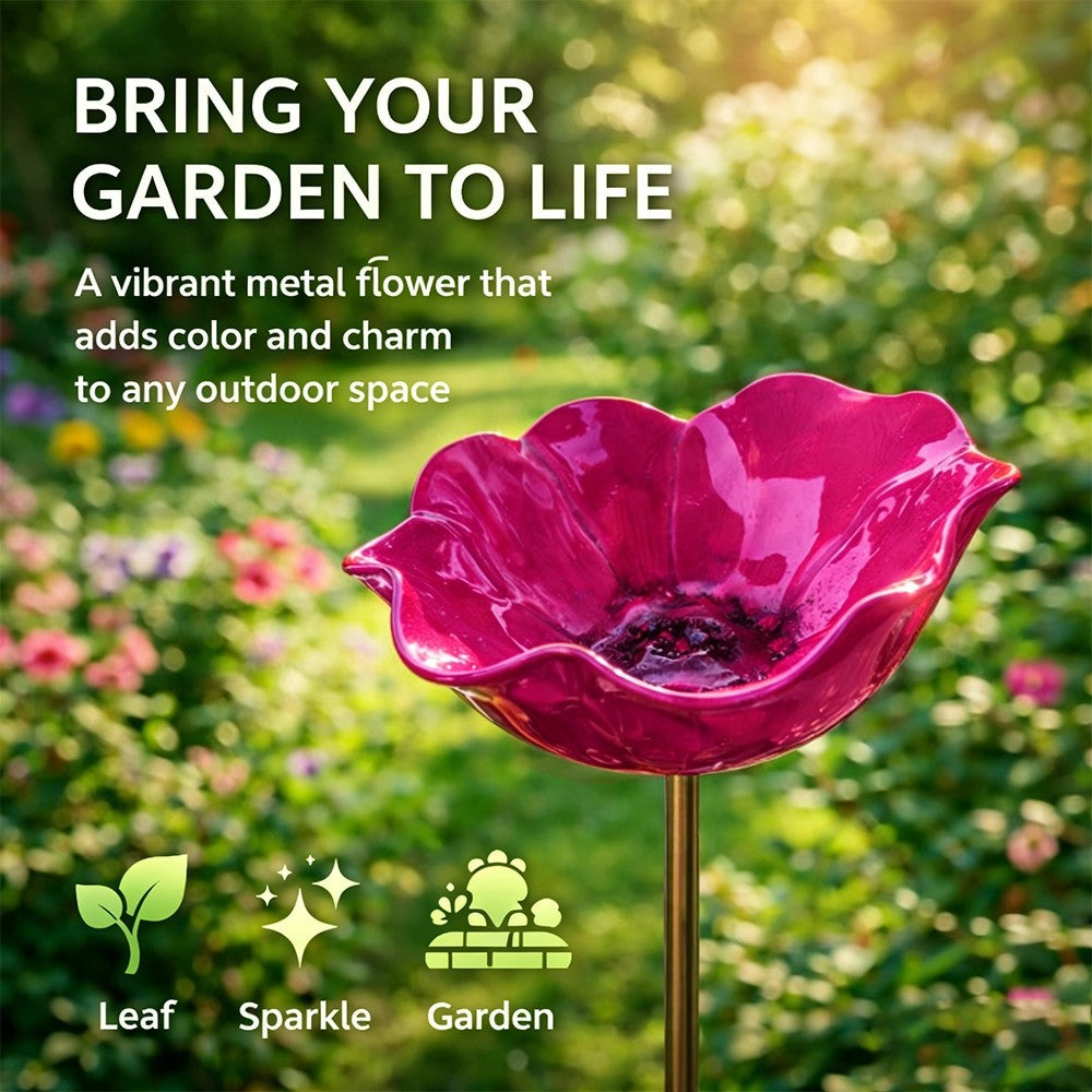 BirdLuxe™ – Premium Fågelmatare med Handgjord Blomdesign