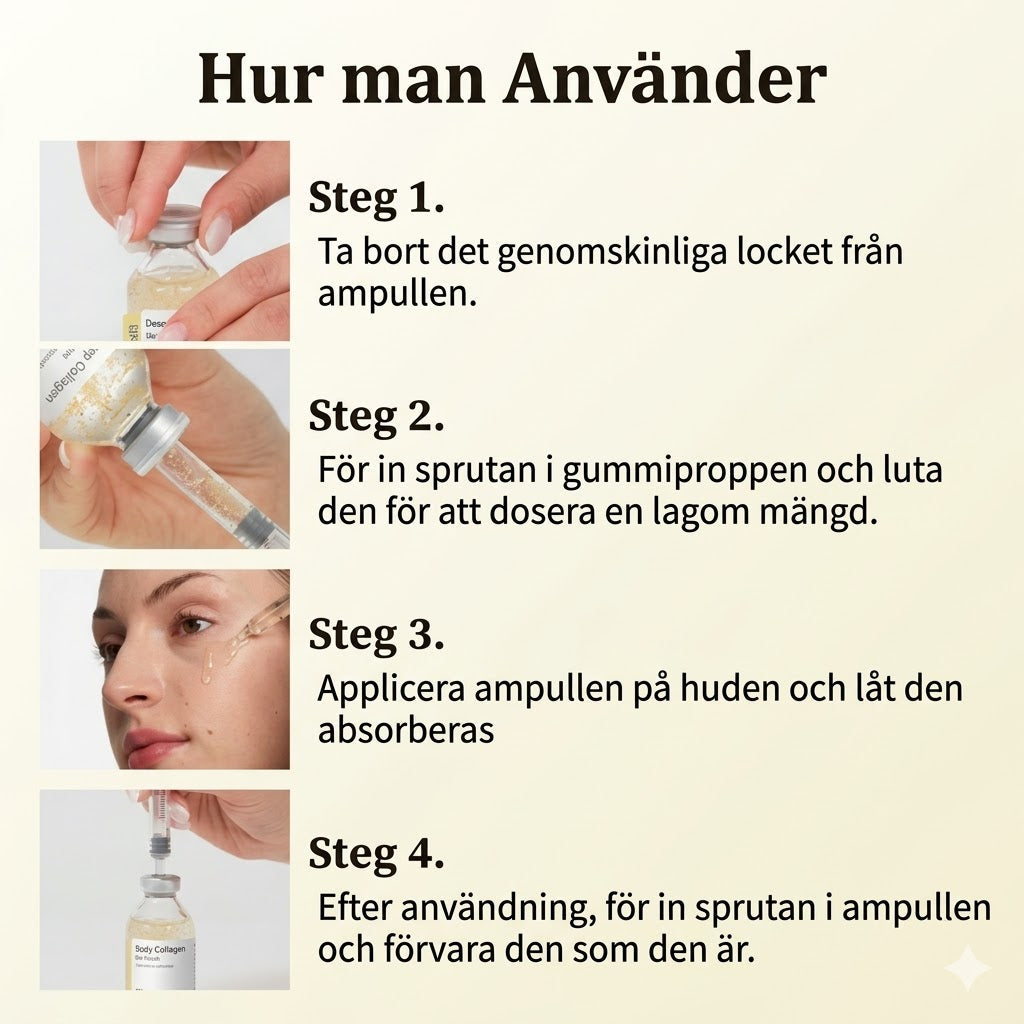 GlowTox™ – Ampull med Peptider för Instant Glow