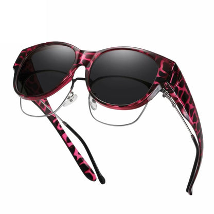 ShadeFit™ – Cat-Eye Solglasögon i Oversize med Polariserade Glas & UV400-Skydd