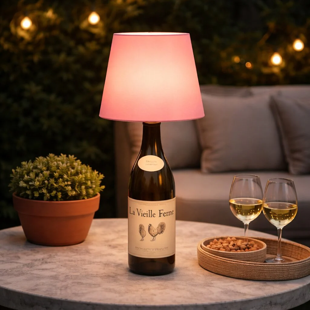 BottleLuxe™ – Stilren Flasklampa för Mysig Belysning