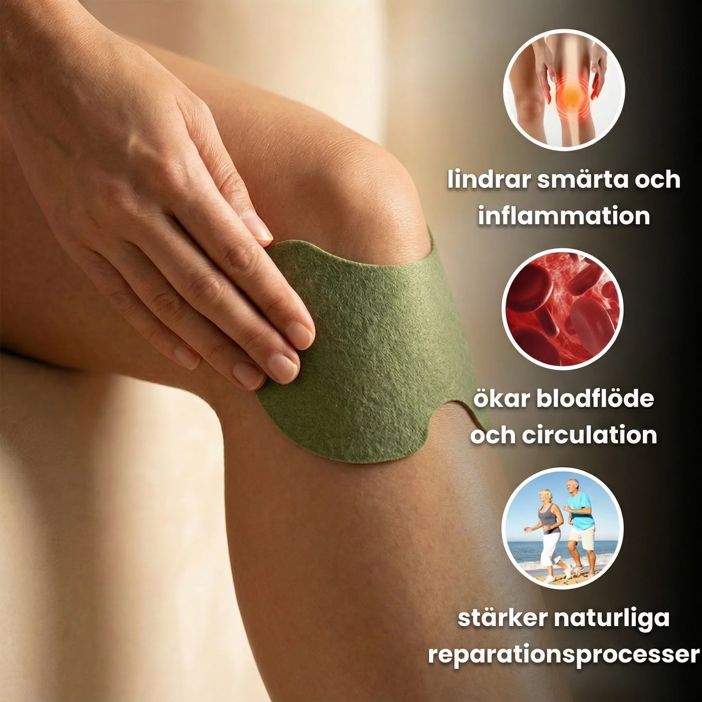 MoveFree™ – Naturligt Smärtlindrande Plåster för Friare Rörelse & Starkare Leder