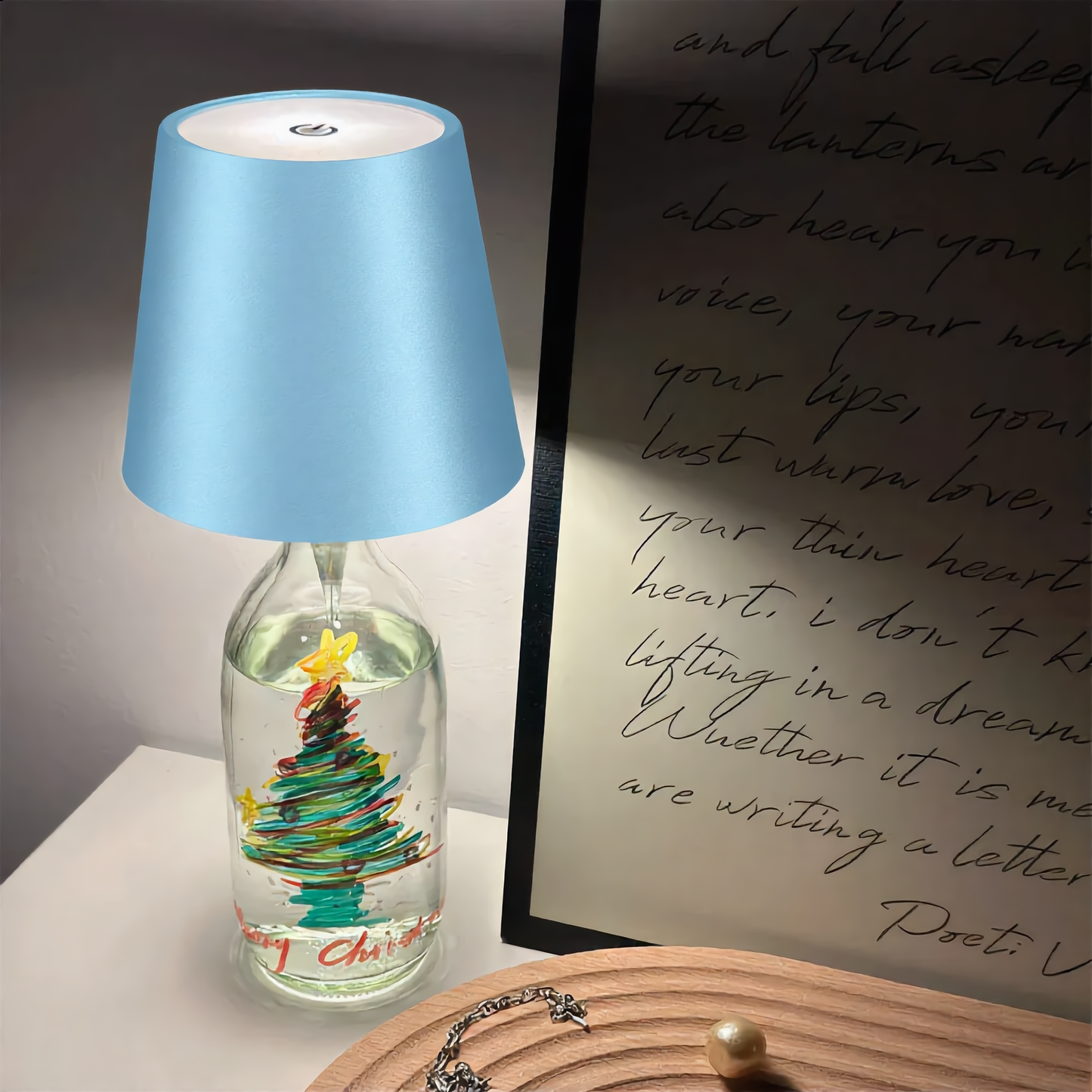 BottleLuxe™ – Stilren Flasklampa för Mysig Belysning