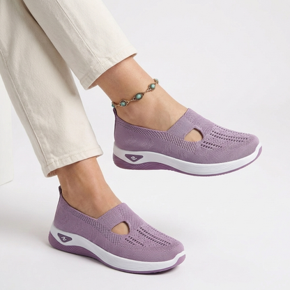 CloudStep™ – Ortopediska Slip-On Skor med Halkfri Komfort