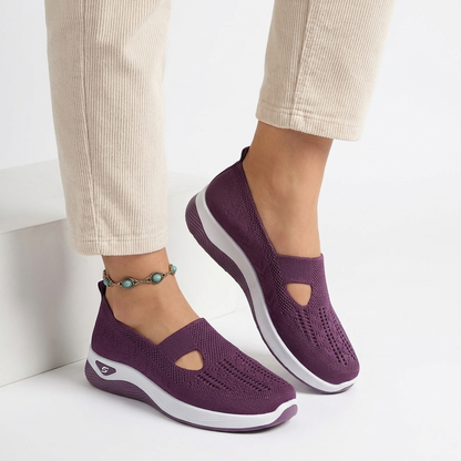 CloudStep™ – Ortopediska Slip-On Skor med Halkfri Komfort