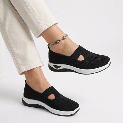 CloudStep™ – Ortopediska Slip-On Skor med Halkfri Komfort