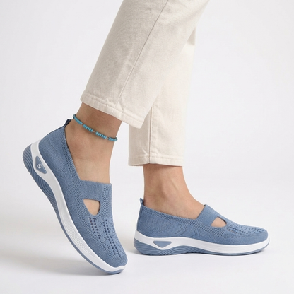 CloudStep™ – Ortopediska Slip-On Skor med Halkfri Komfort