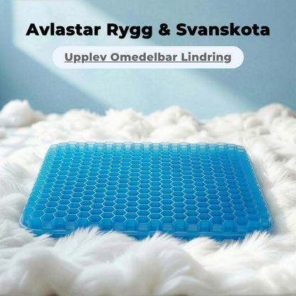 PostureEase™ – Ergonomisk Sittkudde för Rygg, Svanskota & Bättre Hållning