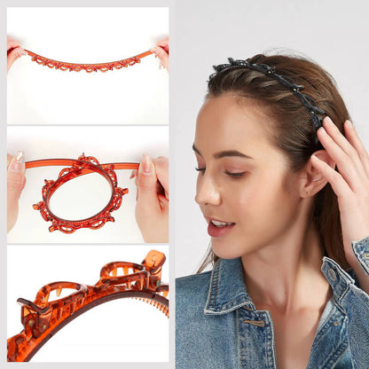 HairFix™ – Flätat Hårband som Håller Håret Perfekt på Plats på Sekunder - 1 + 1 GRATIS