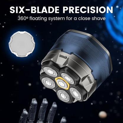 ShavePro™ - 6D vattentät rakapparat för skalliga män