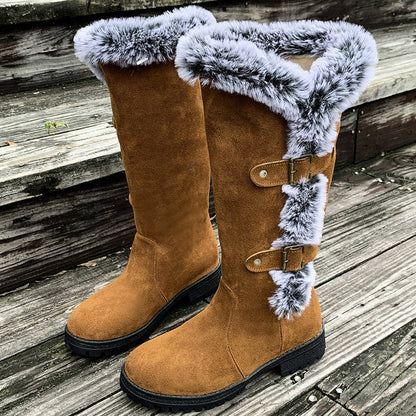 LuxeWarm™ – Fodrade Vinterstövlar för Värme, Komfort & Stil