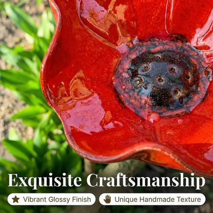 BirdLuxe™ – Premium Fågelmatare med Handgjord Blomdesign
