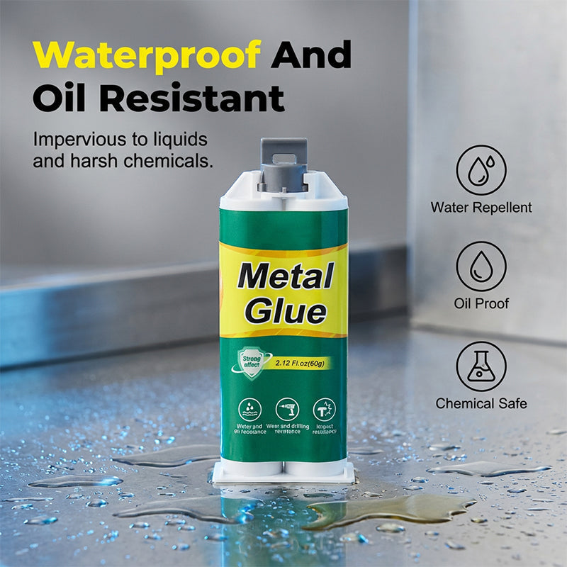 MetalRepair™ – Superstarkt Metallim för Snabba & Hållbara Reparationer + Gratis Omrörare & Sandpapper