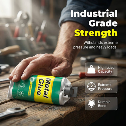 MetalRepair™ – Superstarkt Metallim för Snabba & Hållbara Reparationer + Gratis Omrörare & Sandpapper