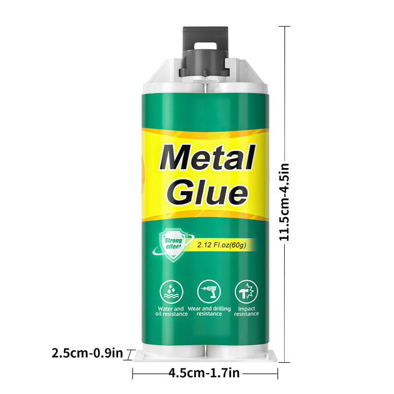 MetalRepair™ – Superstarkt Metallim för Snabba & Hållbara Reparationer + Gratis Omrörare & Sandpapper