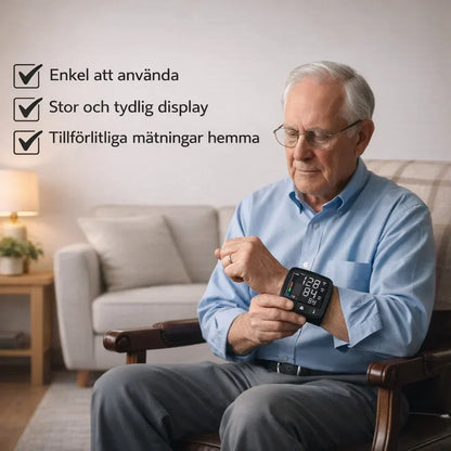 VitalWatch™ – Avancerad blodtrycksmätare för handleden